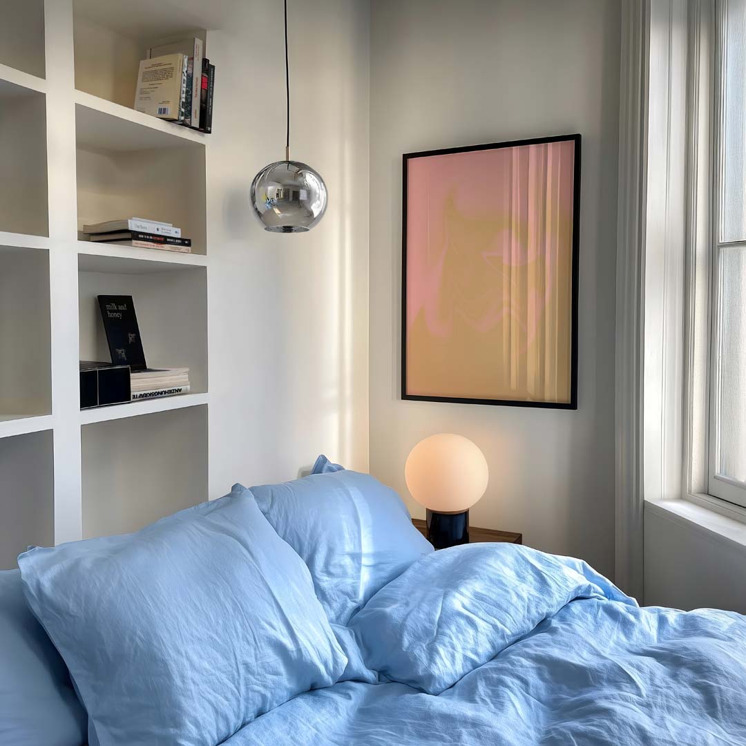 Abstracte Vloeiende Kleuren Poster-WallArtistic