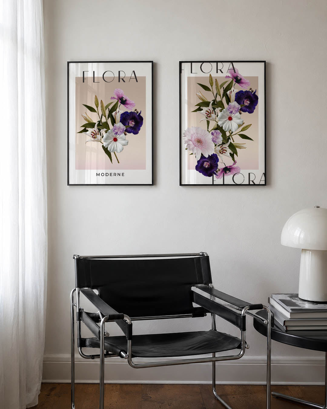 Bloemrijke eenvoud Posterset