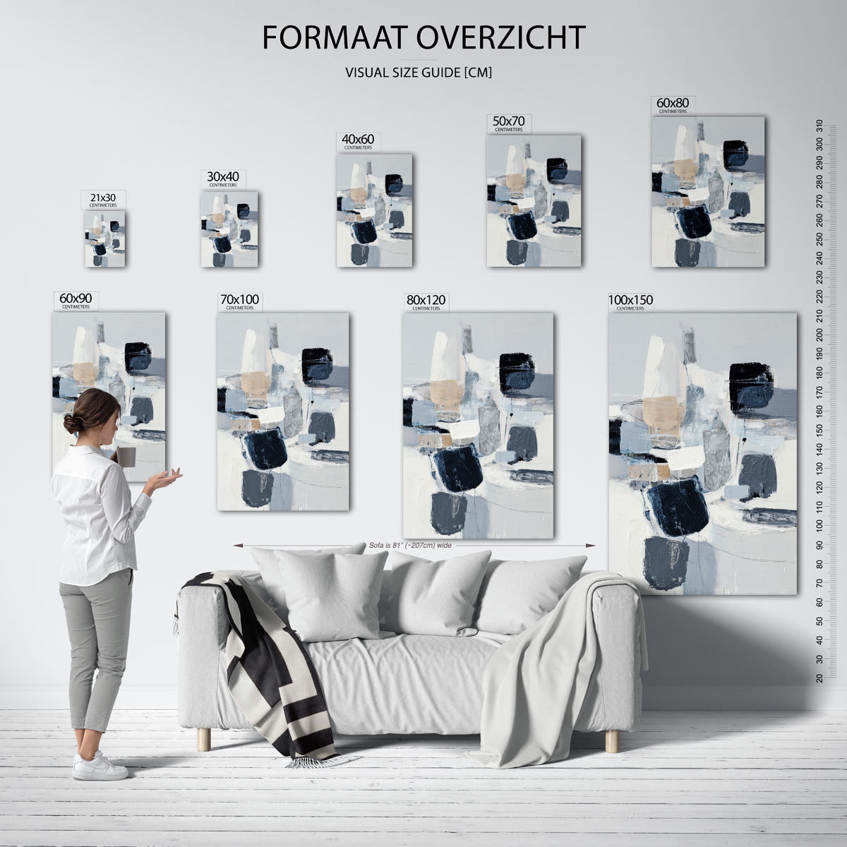Abstracte vormen Poster