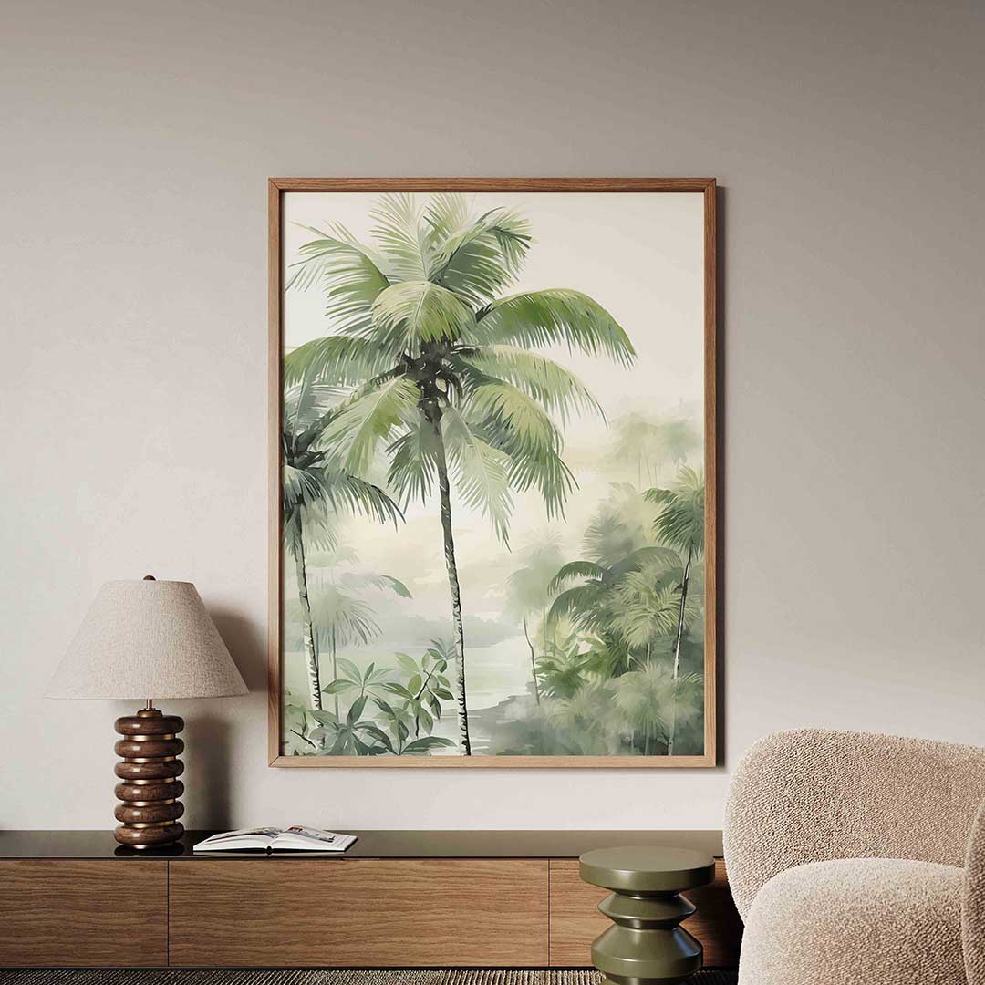 Tropische palmbomen Poster