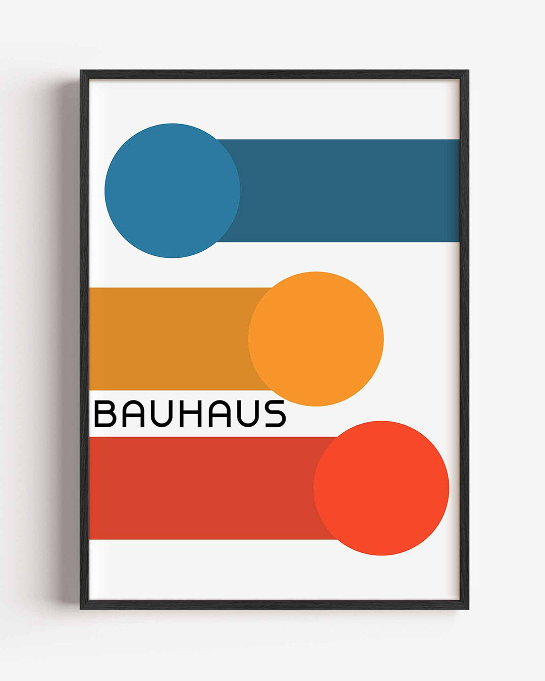 Cirkel en balken Poster