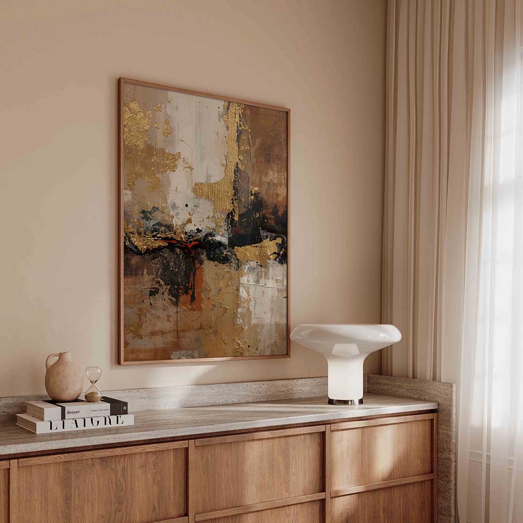 Gouden textuur Poster