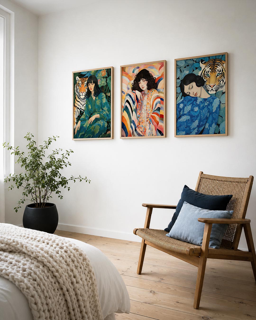Dier en mens harmonie Posterset