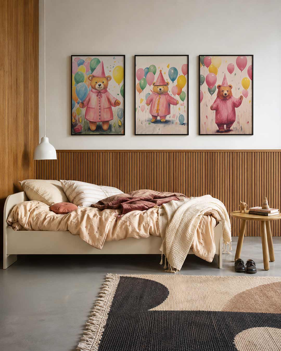 Vrolijke ballonbeer Posterset