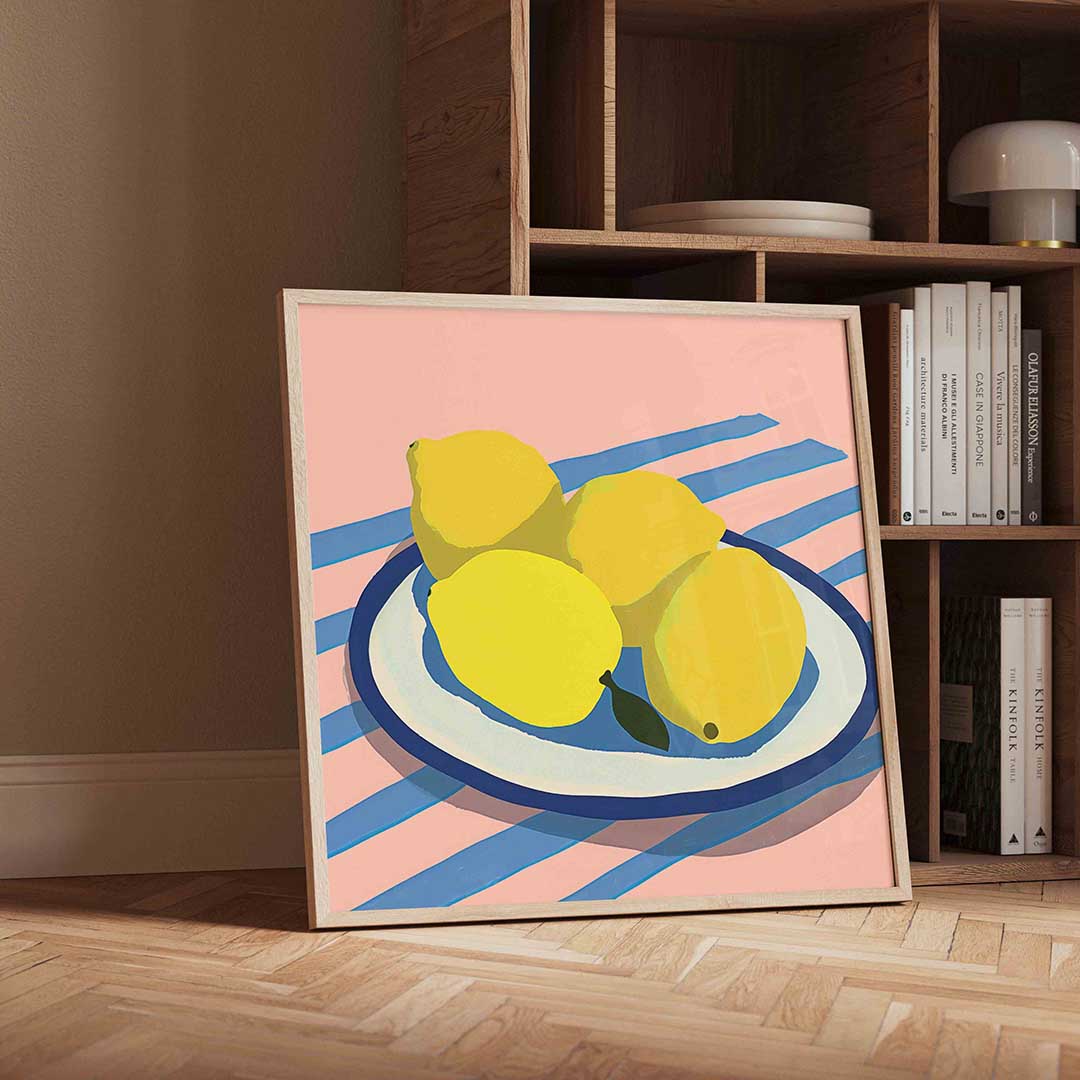 Citroenen op schaal Poster