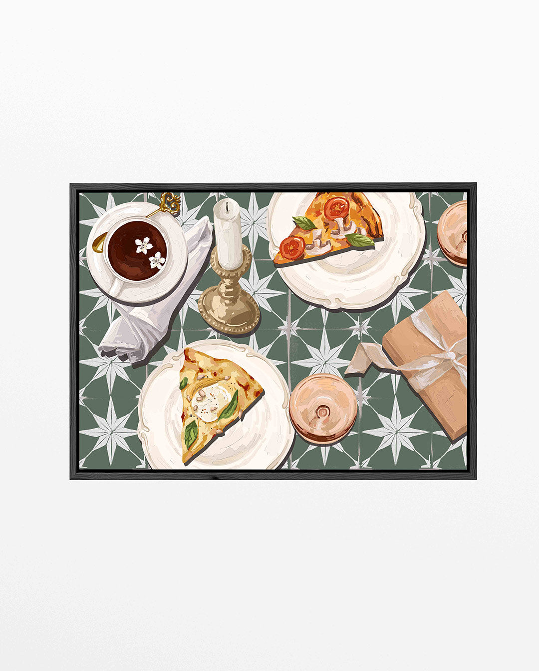 Eettafel compositie Kunstwerk