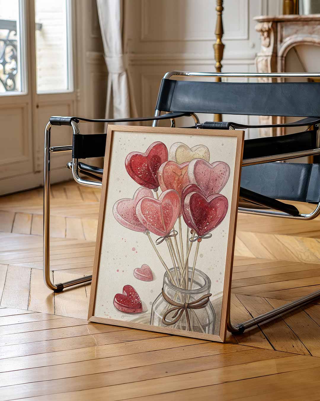 Zachte Hartjes Lolly Poster-WallArtistic