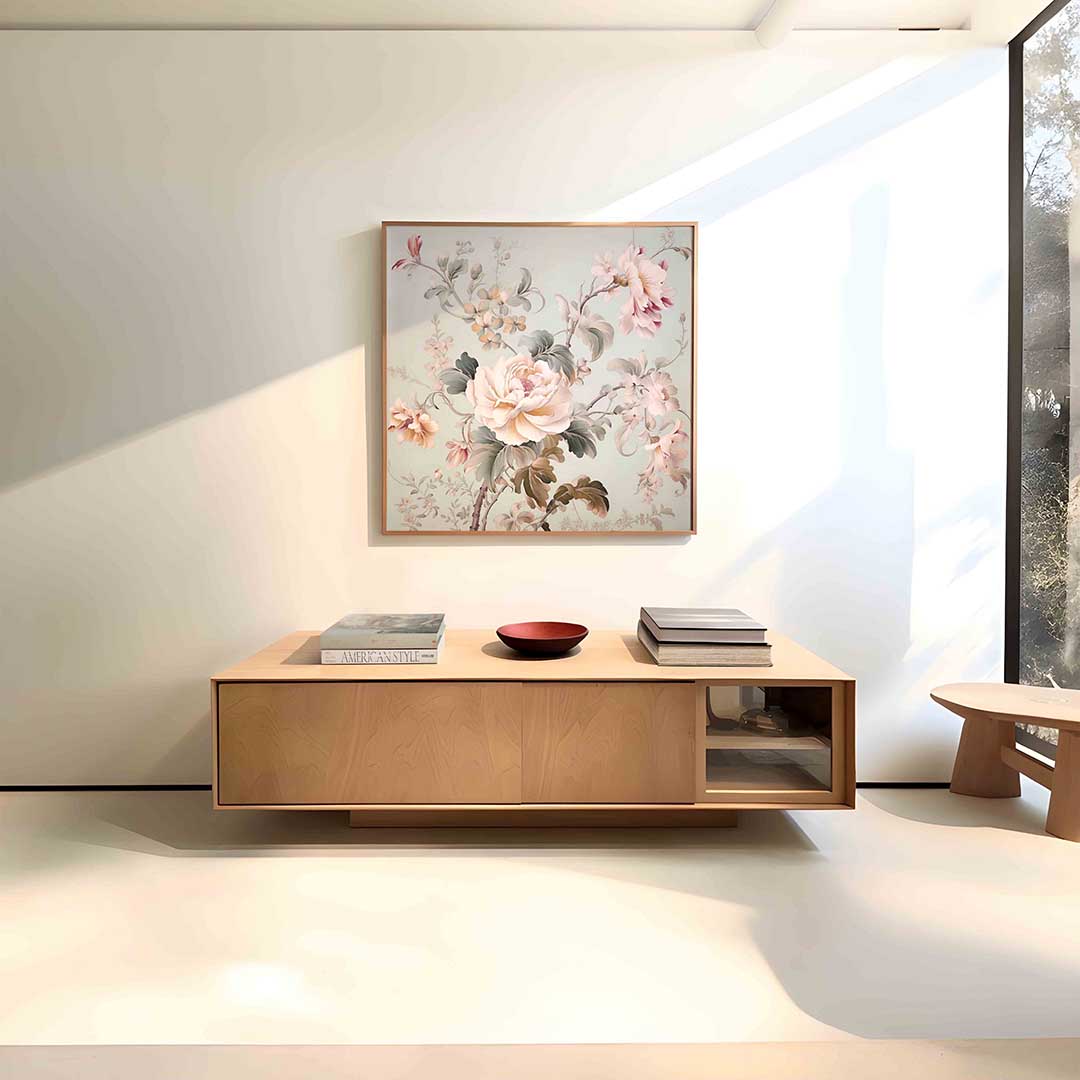 Bloemen en bladeren Poster