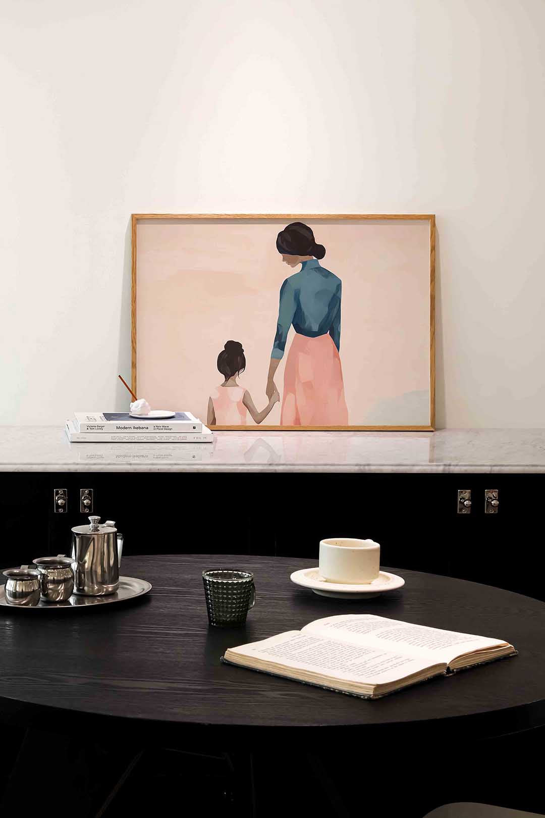 Moeder en kind Poster