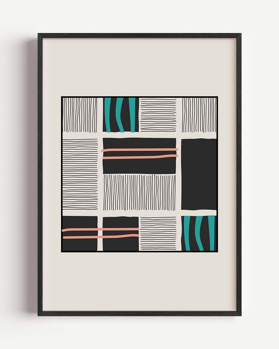 Moderne Geometrische Kunstposter-WallArtistic