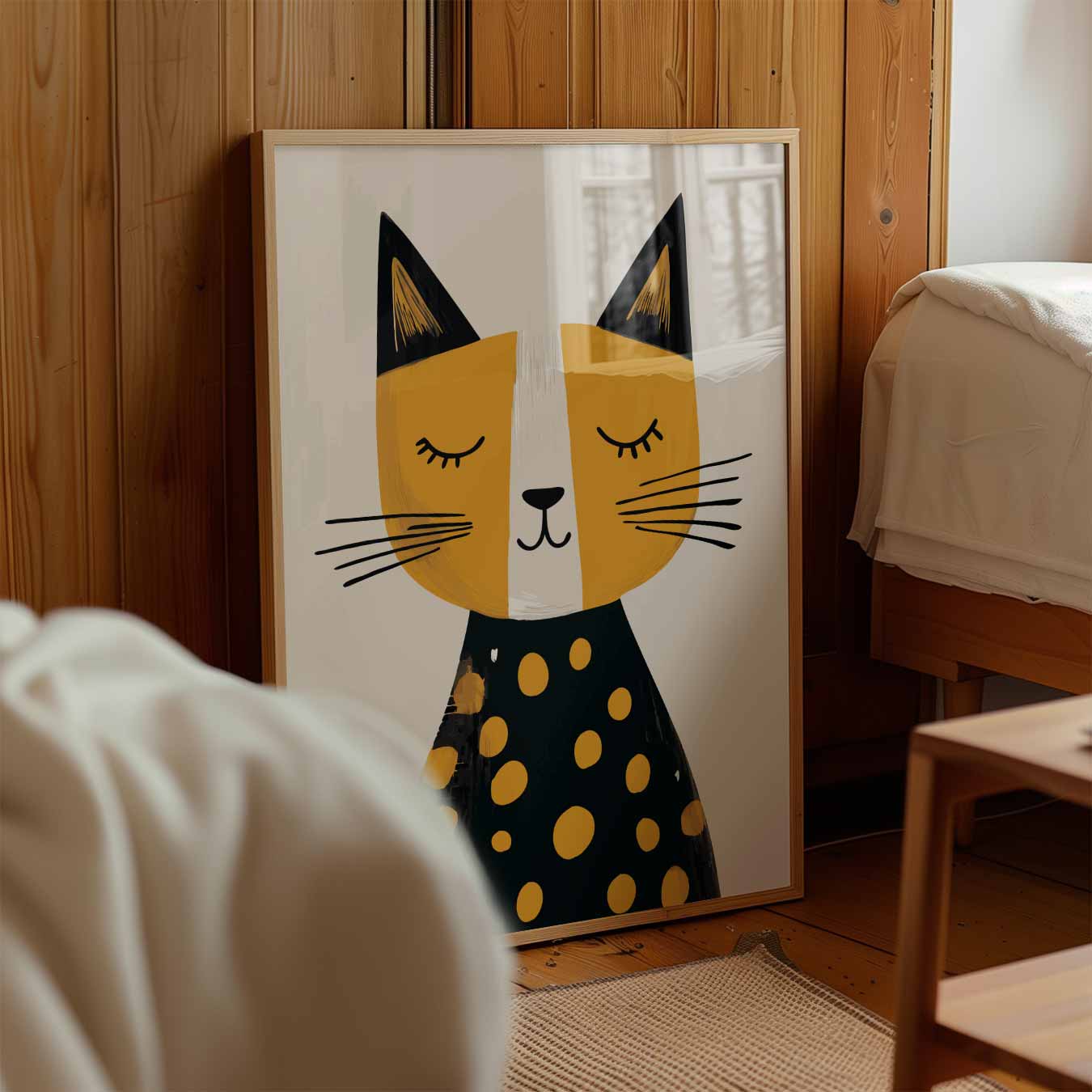 Dromerige Kattenkunst Poster-WallArtistic