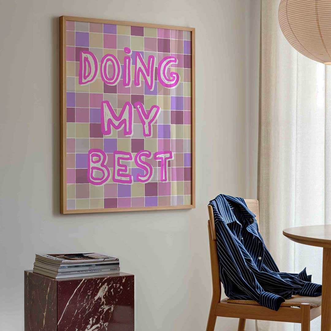 Doing my best Poster
