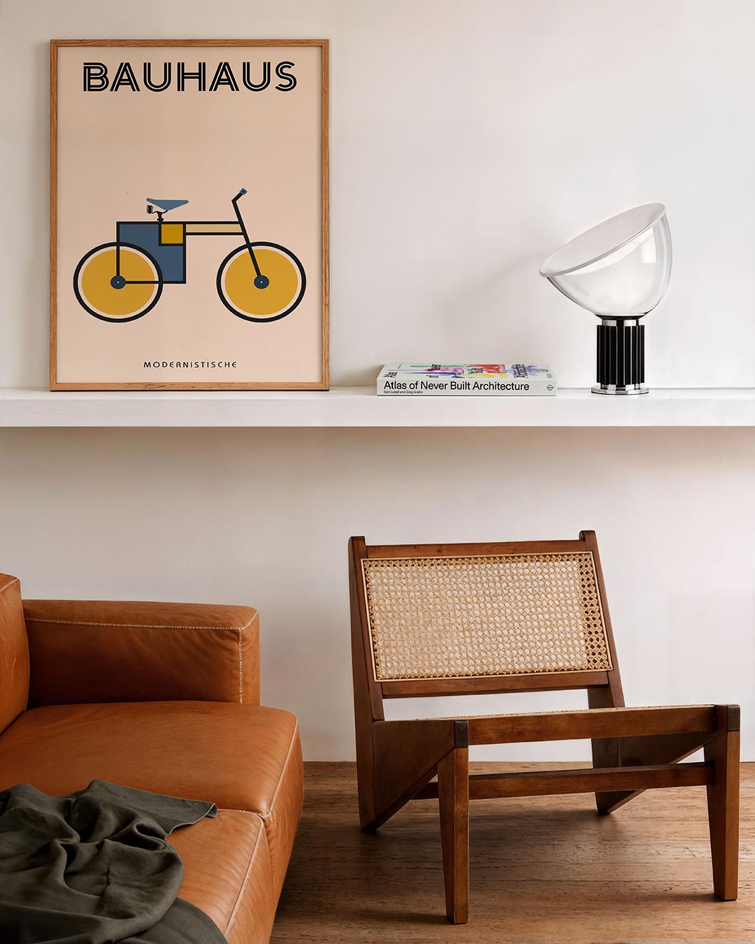 Fietsvorm en kleur Poster