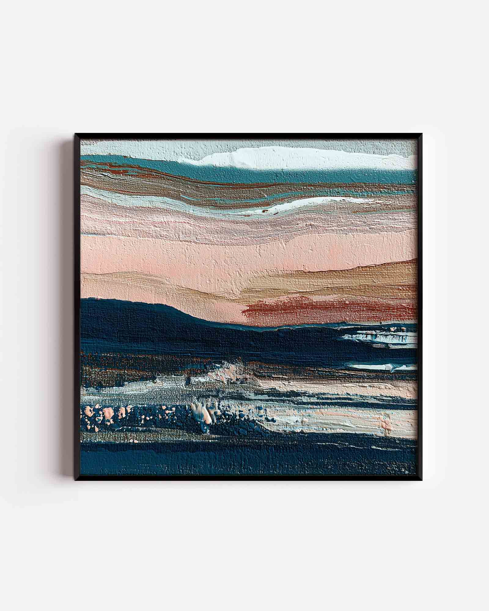 Abstracte landschapsweergave Poster