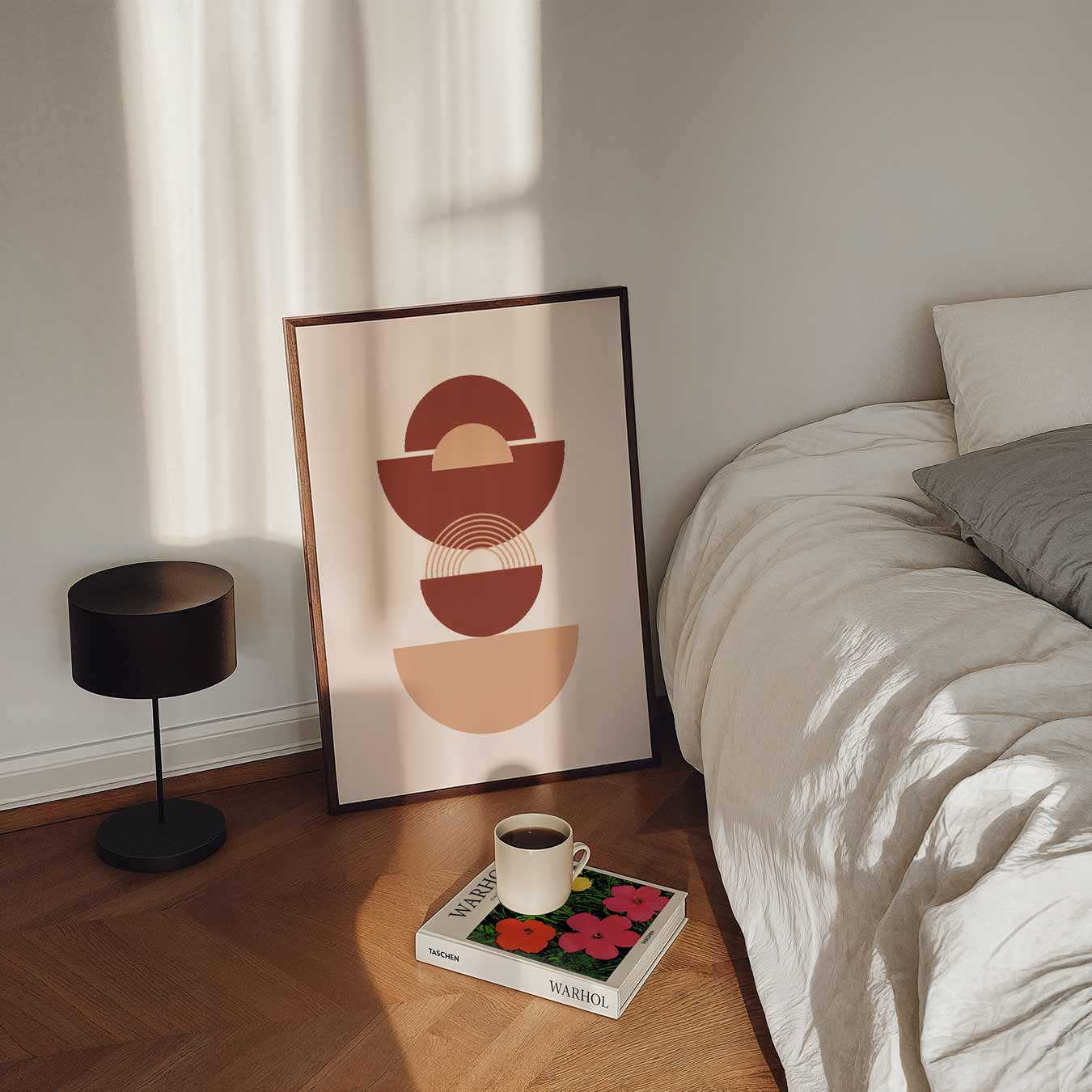 Retro Geometrische Kunstposter-WallArtistic