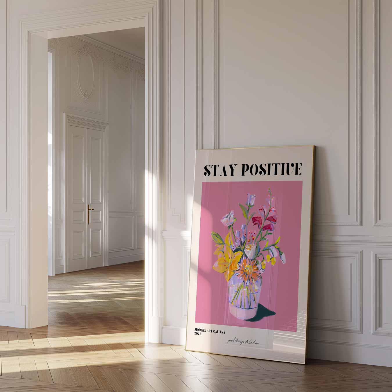 Inspirerende Bloemenpracht Poster-WallArtistic