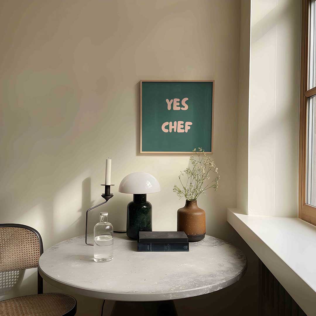 Yes chef Poster