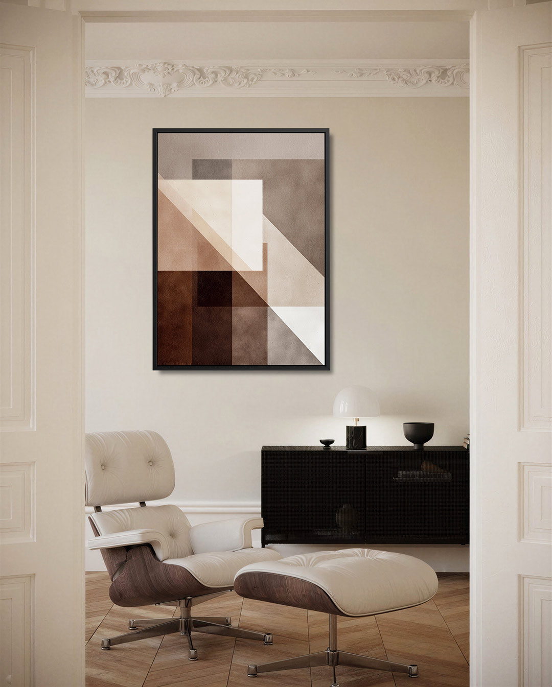 Geometrische vormen Kunstwerk