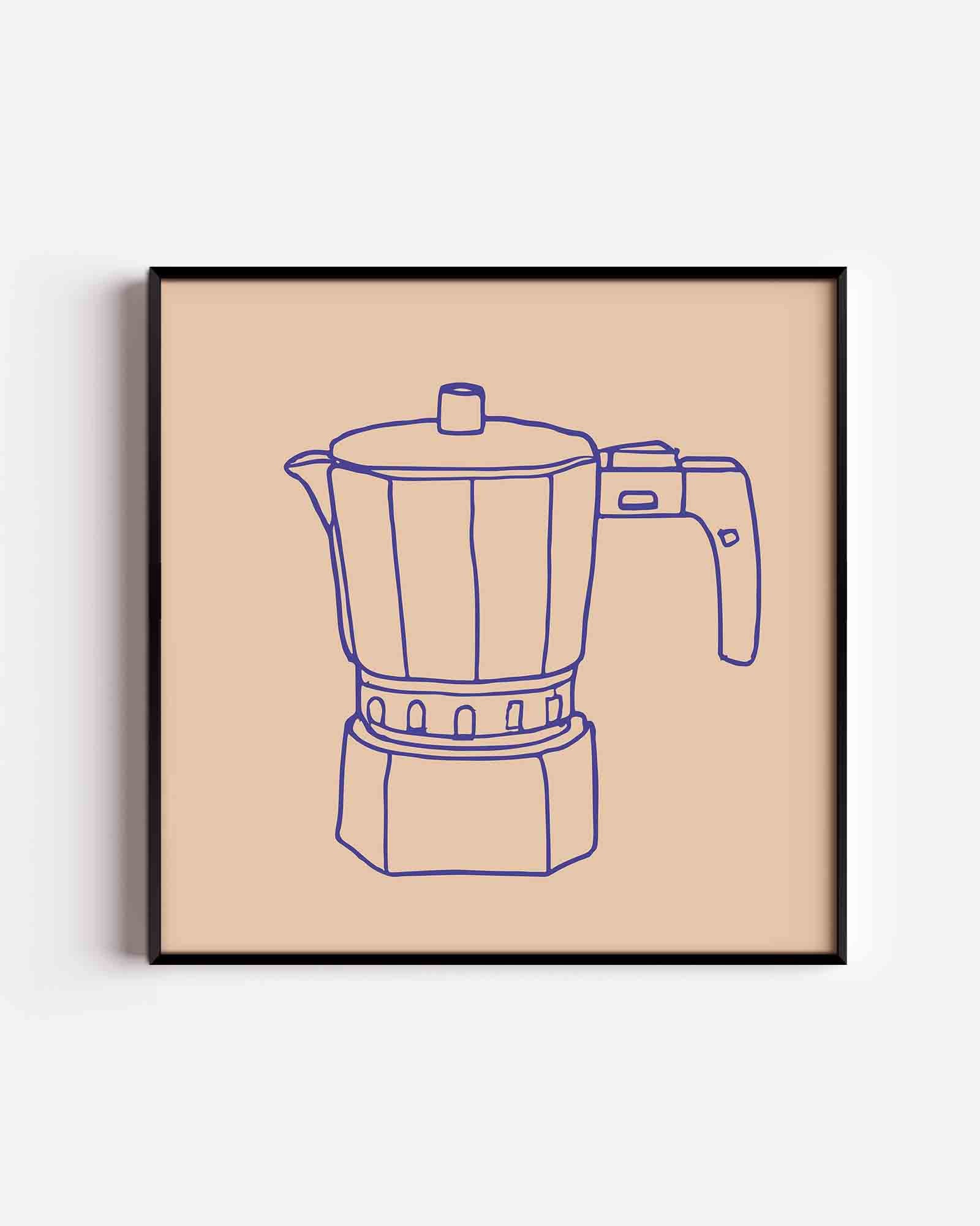 Koffiepot Poster