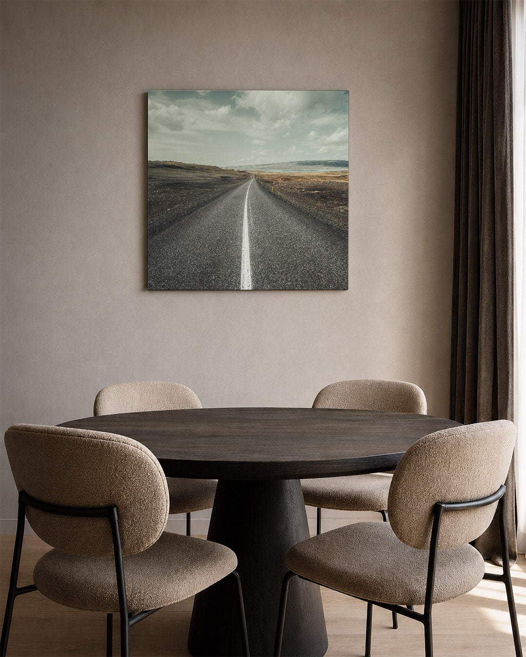Eindeloze weg Kunstwerk
