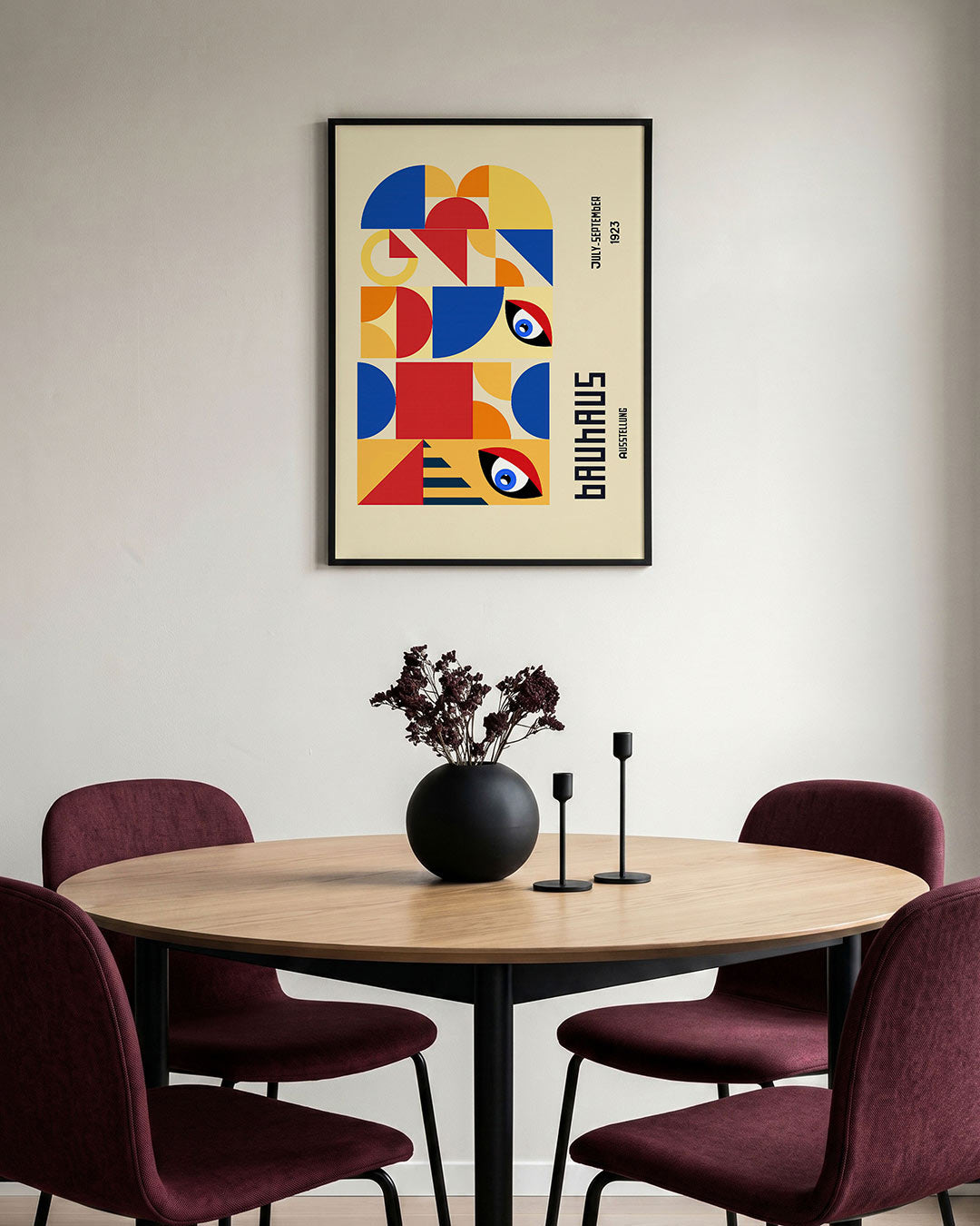 Vormritme en kleur Poster
