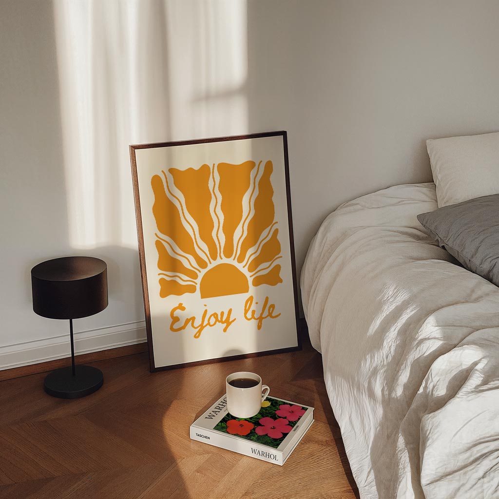 Geniet van het Leven Poster-WallArtistic