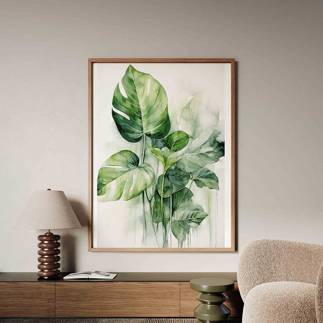 Groene bladeren Poster