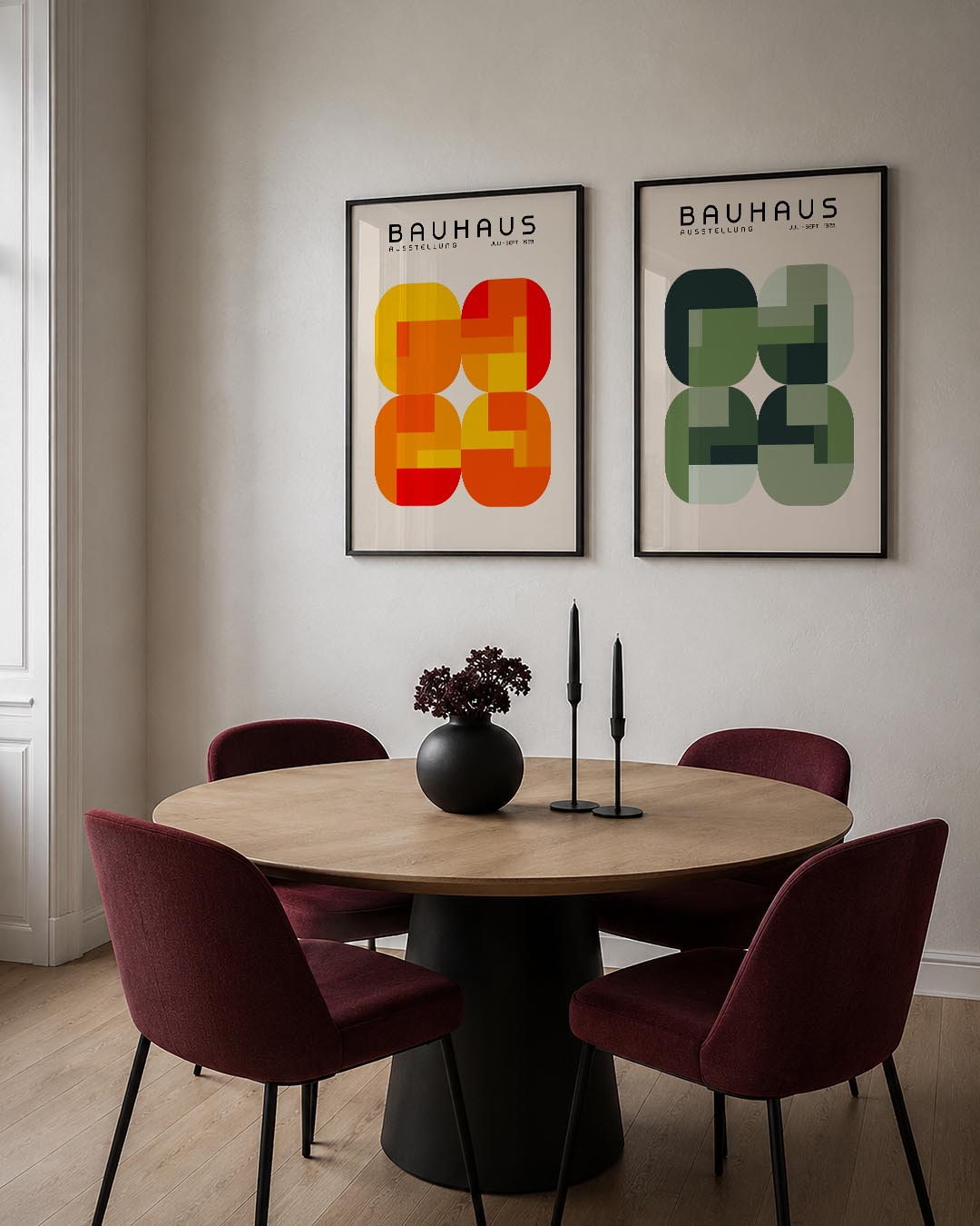 Vormenspel en kleur Posterset