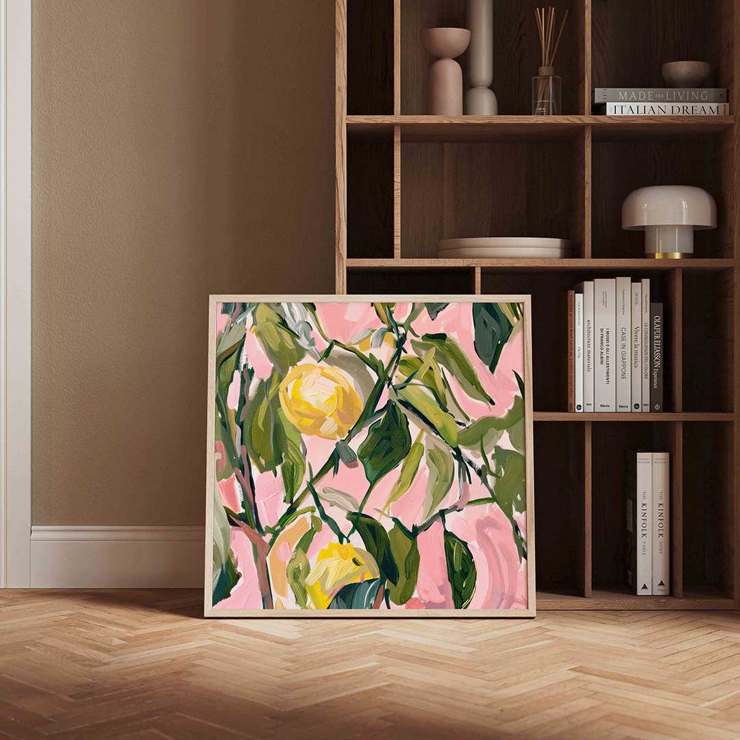Bloemen en bladeren Poster