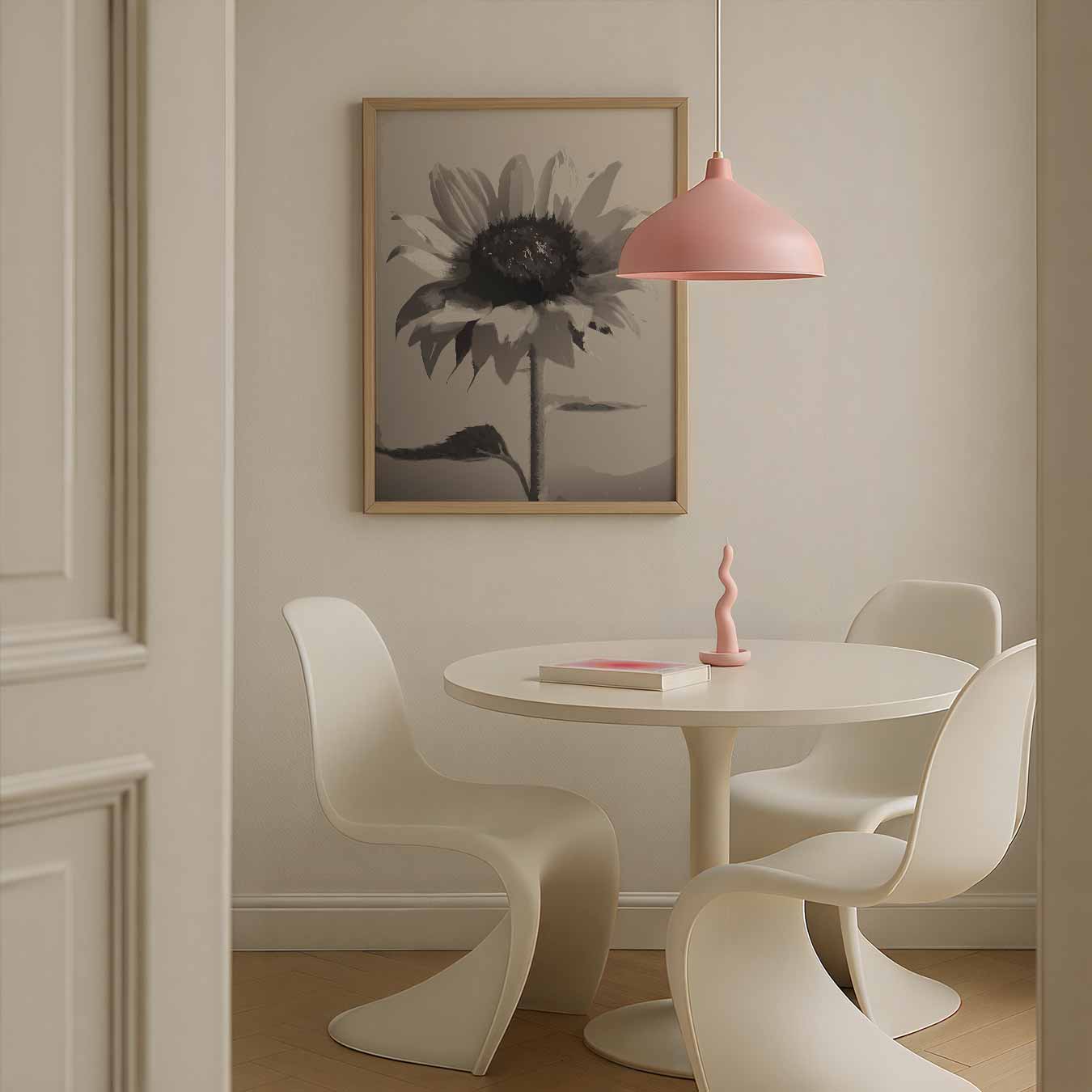 Elegante Zonnebloem Poster-WallArtistic