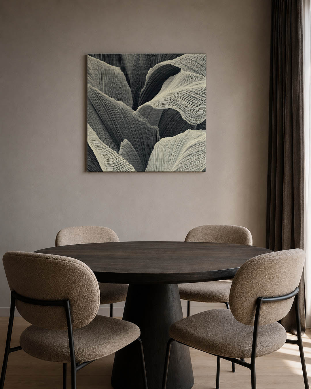 Golvende lijnen Kunstwerk