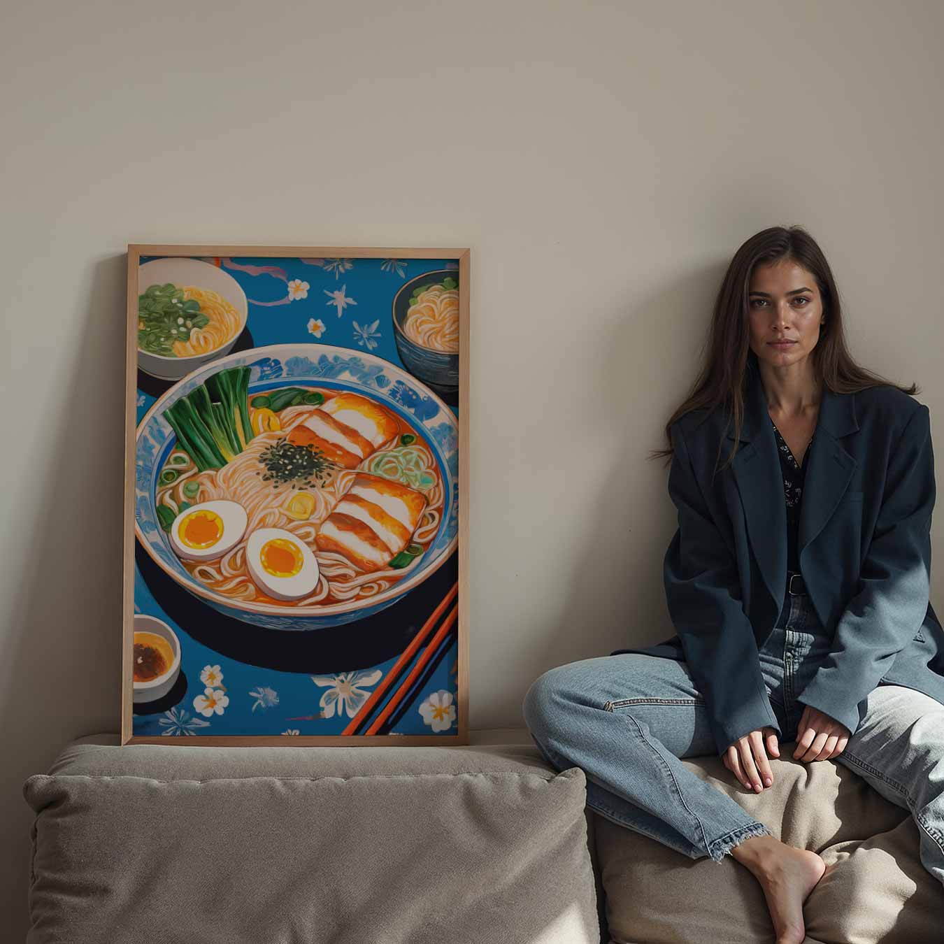 Heerlijke Ramen Illustratie Poster-WallArtistic