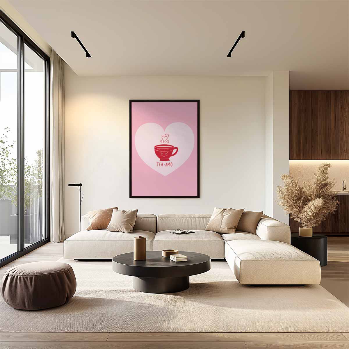 Tea-Amo Hart Poster Kunstwerk-canvas-dibond-plexiglas-wanddecoratie-WallArtistic