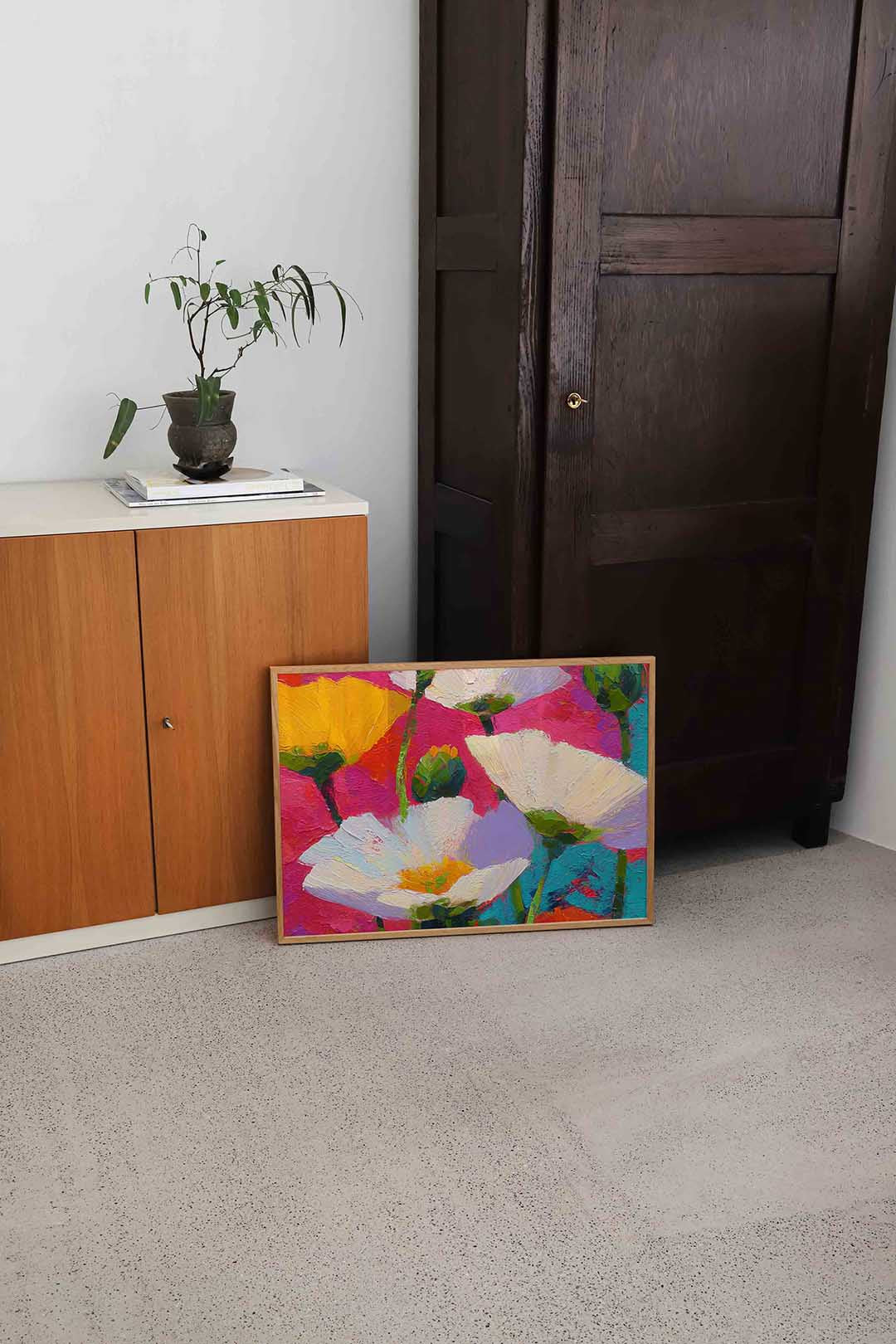 Bloemen in felle kleuren Poster