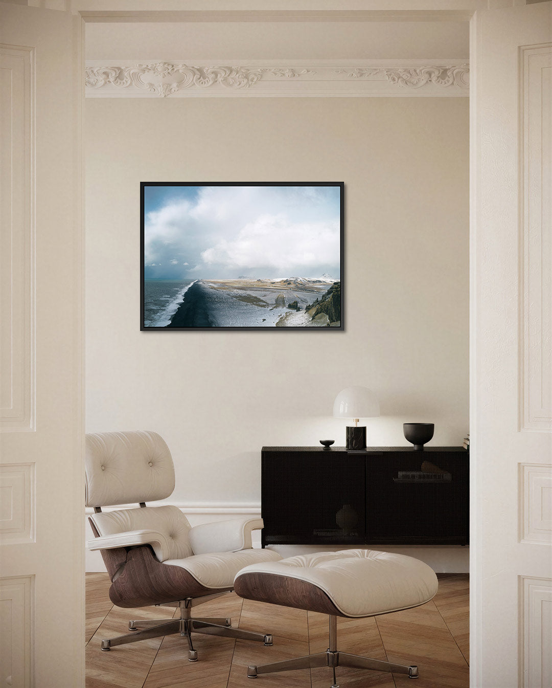 Kustlandschap panorama Kunstwerk