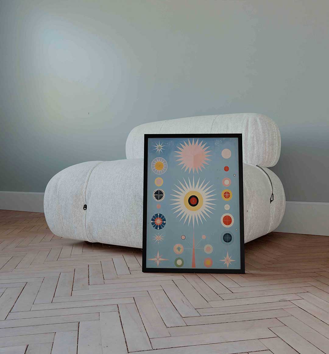 Sterren en cirkels Poster