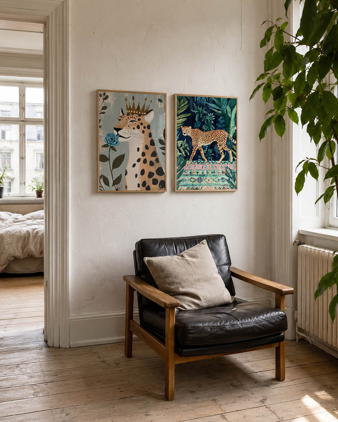 Kroon en roos Posterset