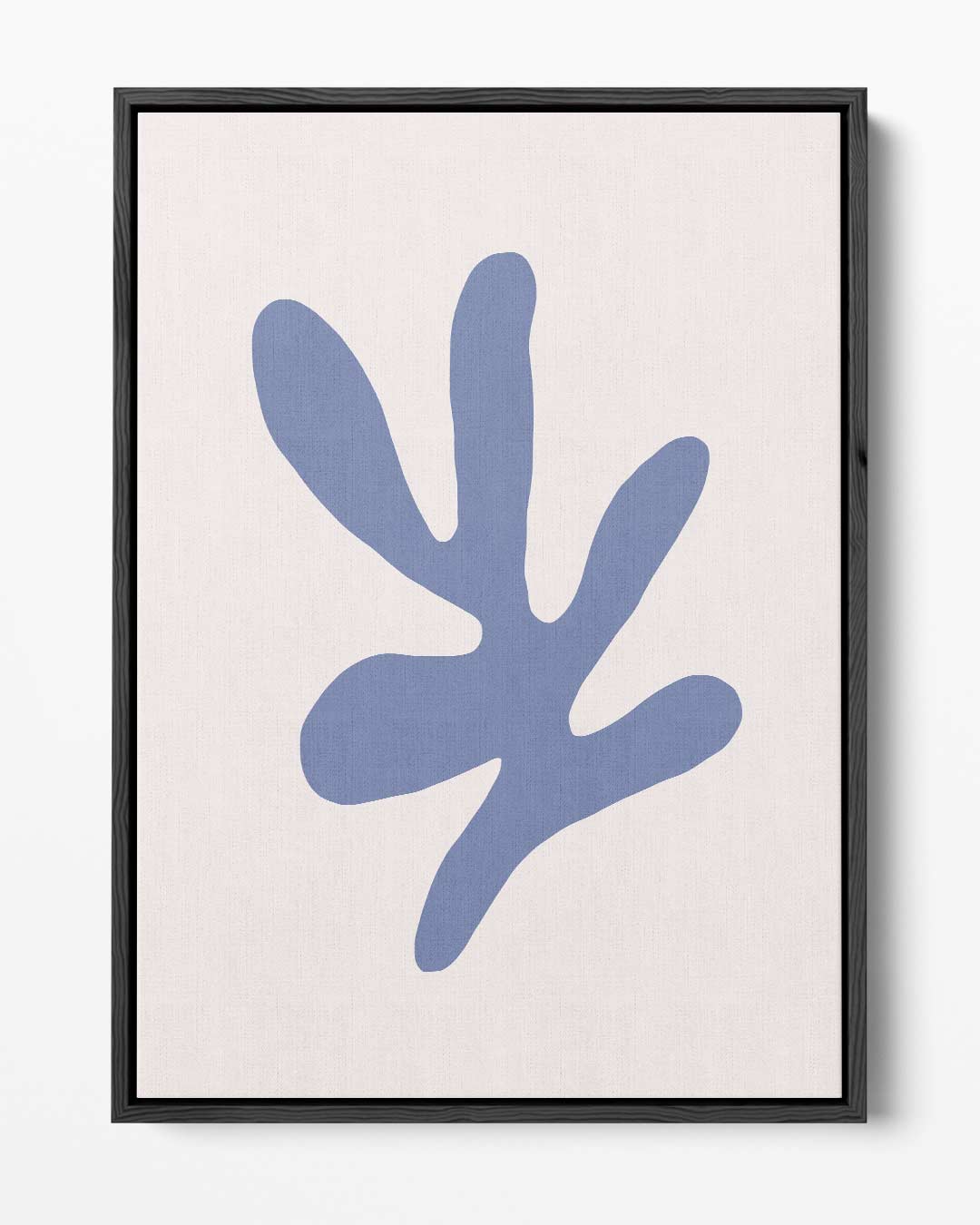 Blauwe Dans Kunstwerk-canvas-dibond-plexiglas-wanddecoratie-WallArtistic