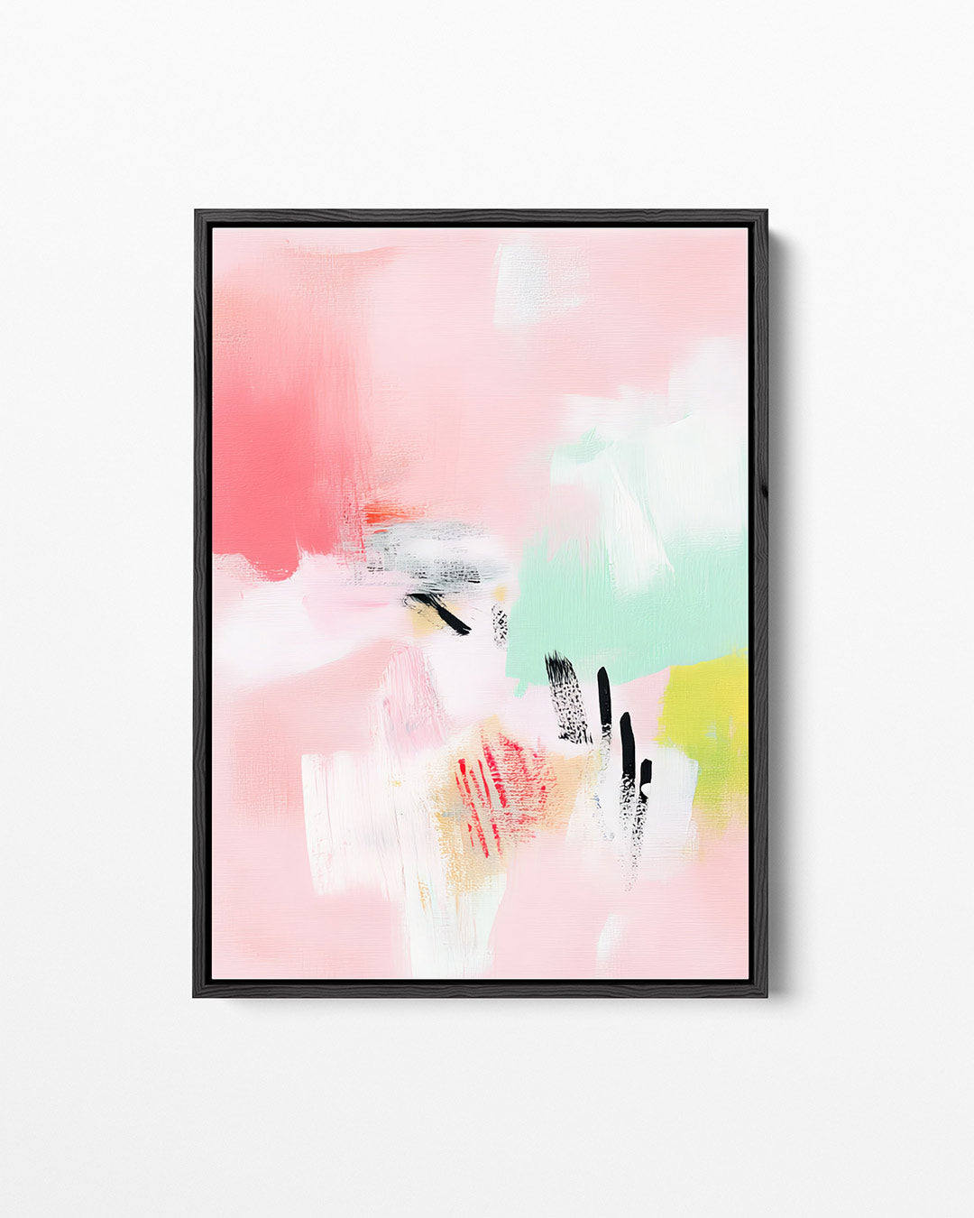 Kleurrijke vegen Kunstwerk