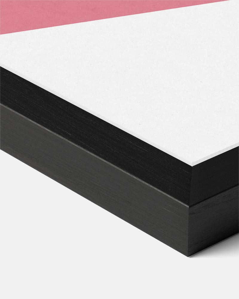 Stijlvolle Roze Abstracte Poster-WallArtistic