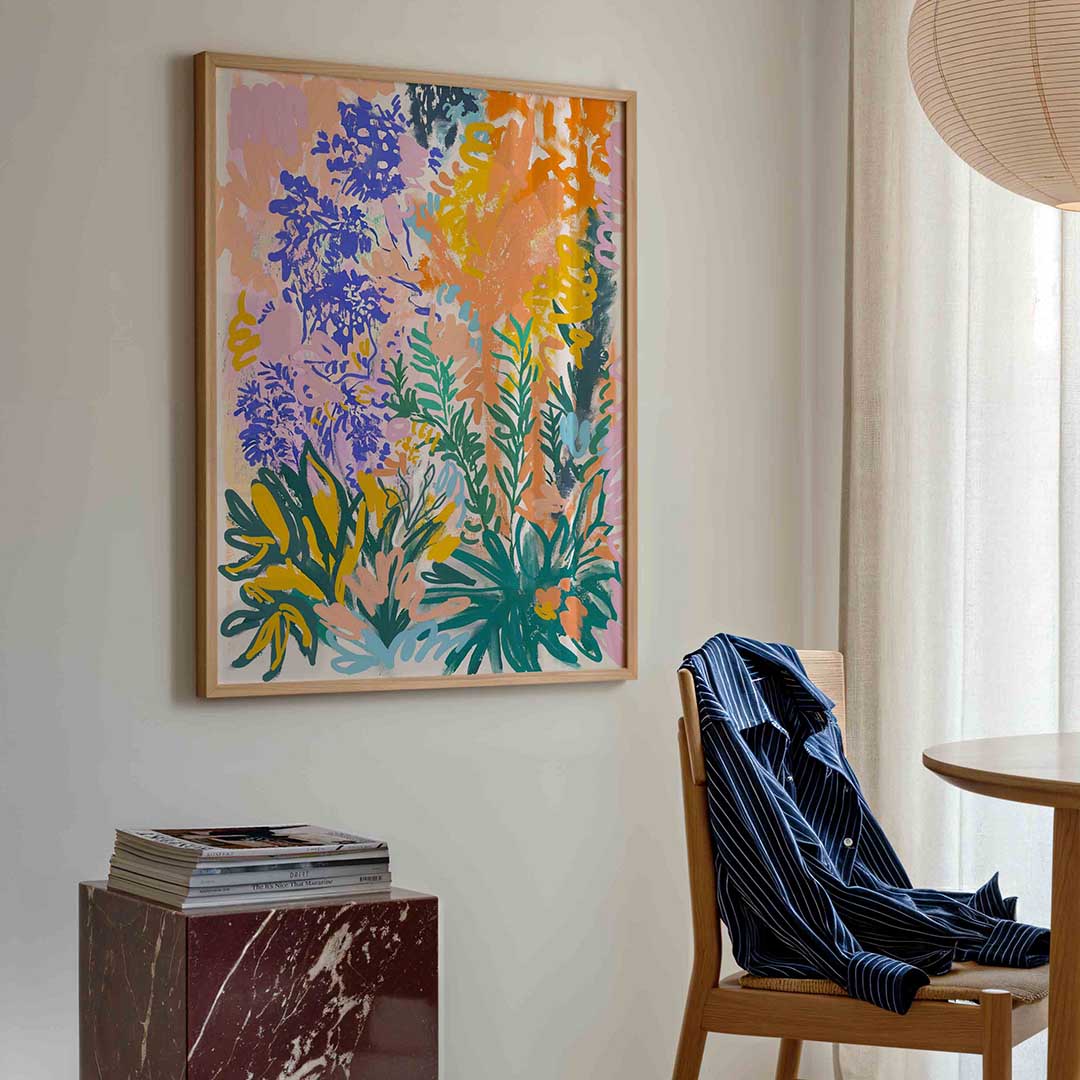 Botanische kleurenexplosie Poster