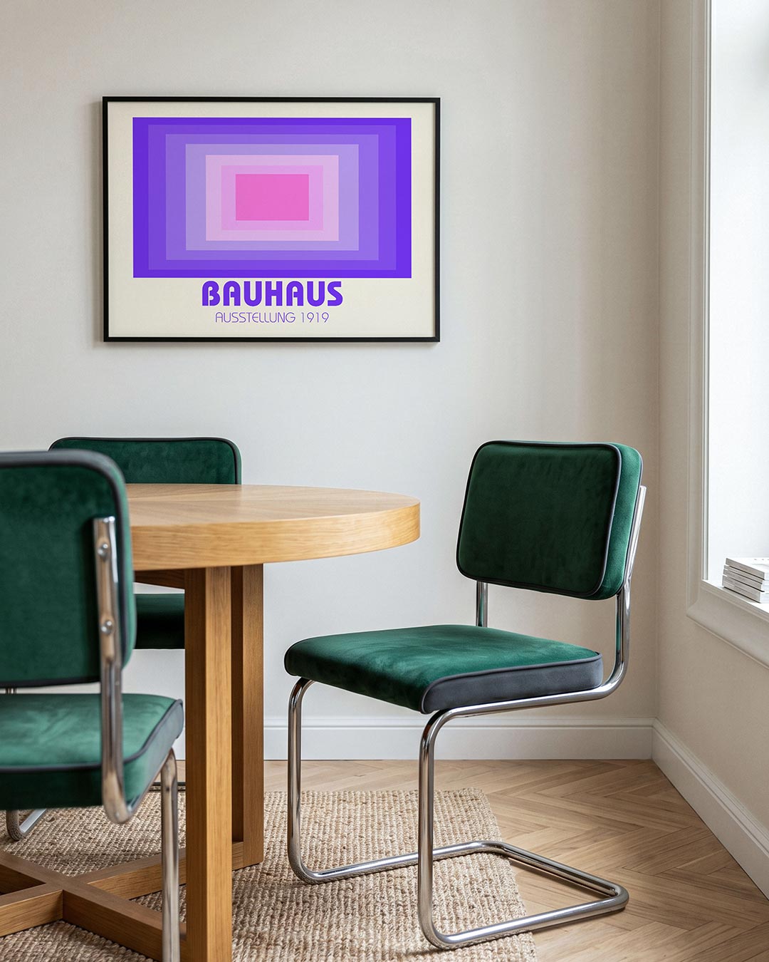 Kleurvlakken en ritme Poster