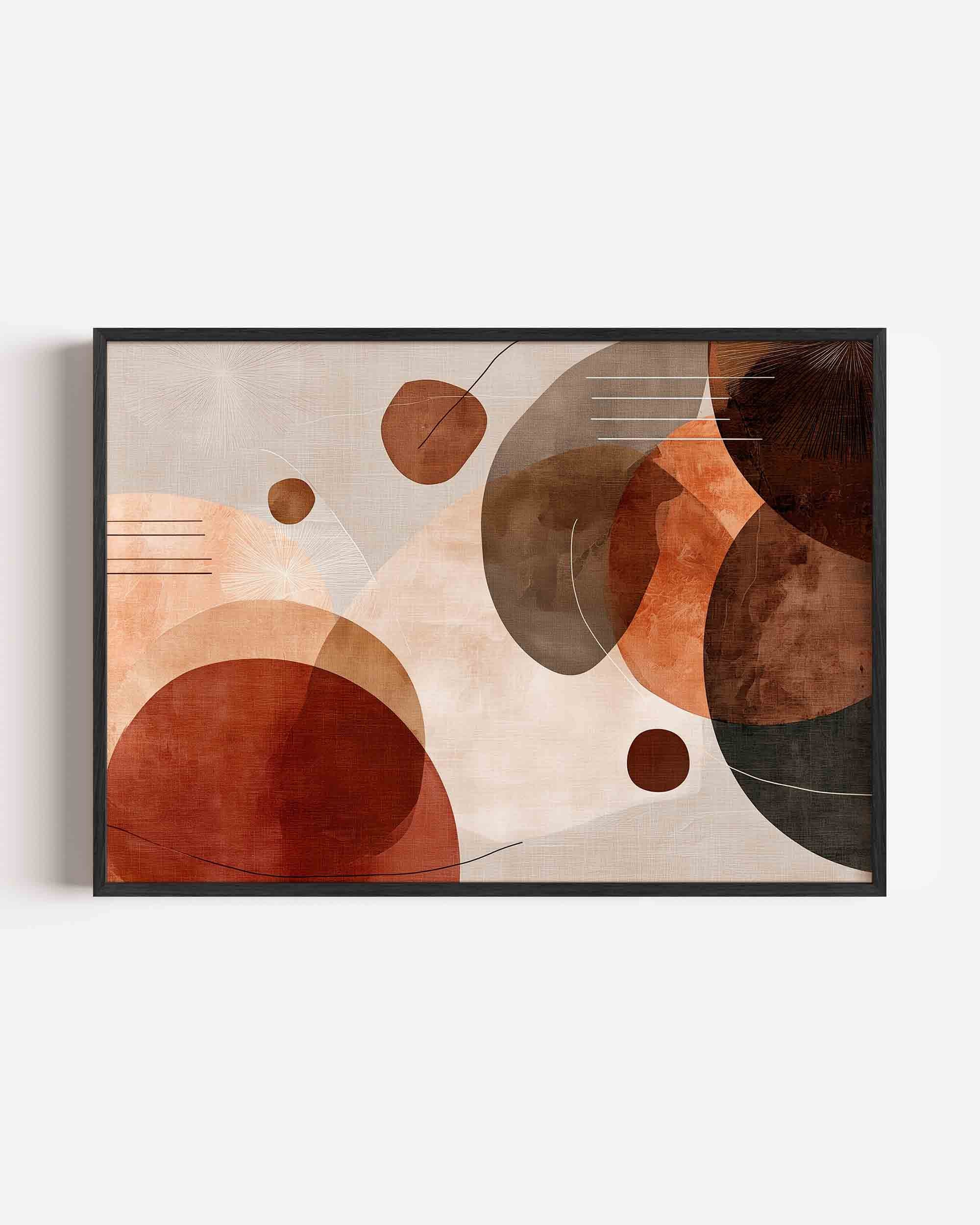 Abstracte vormen Poster
