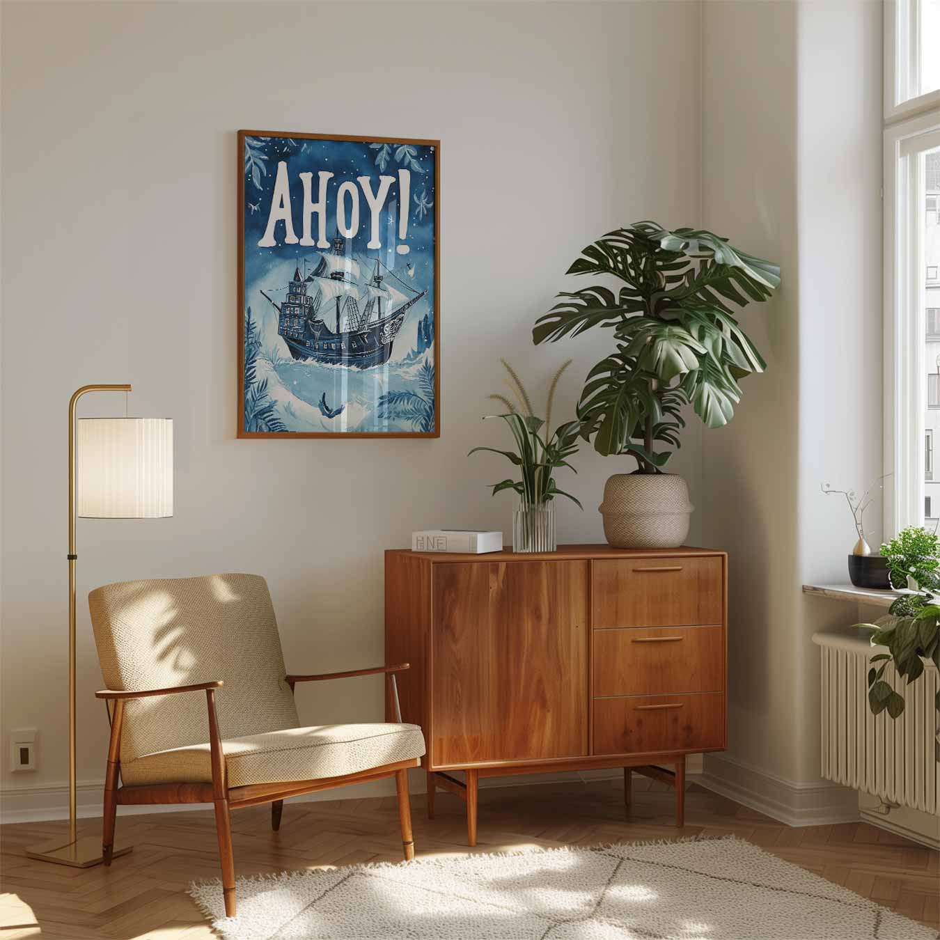 Avontuurlijke Ahoy! Poster-WallArtistic