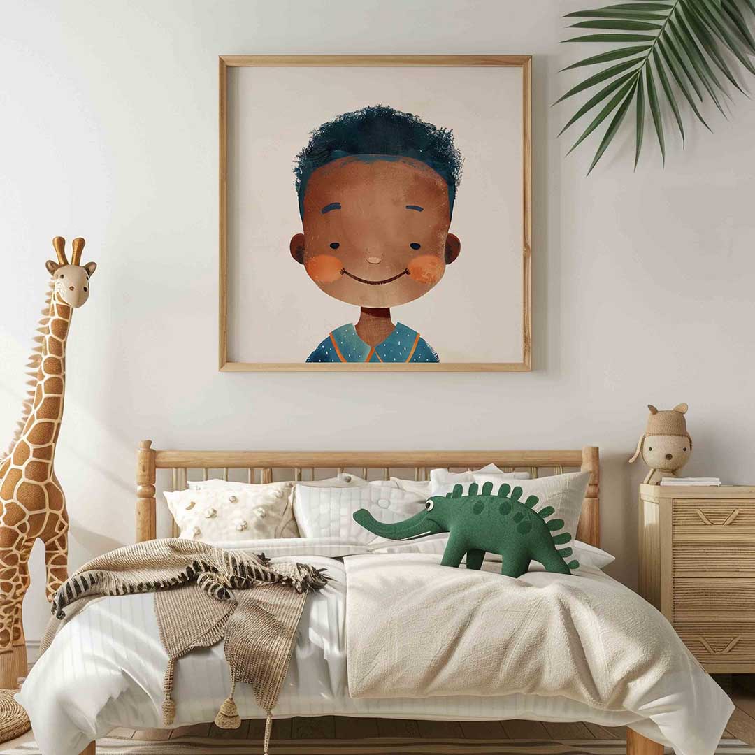 Lachend kind Poster