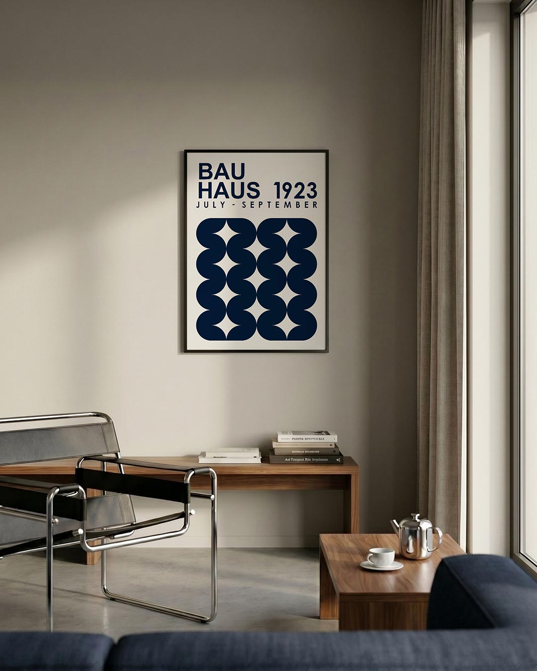 Vormritme en lijnen Poster
