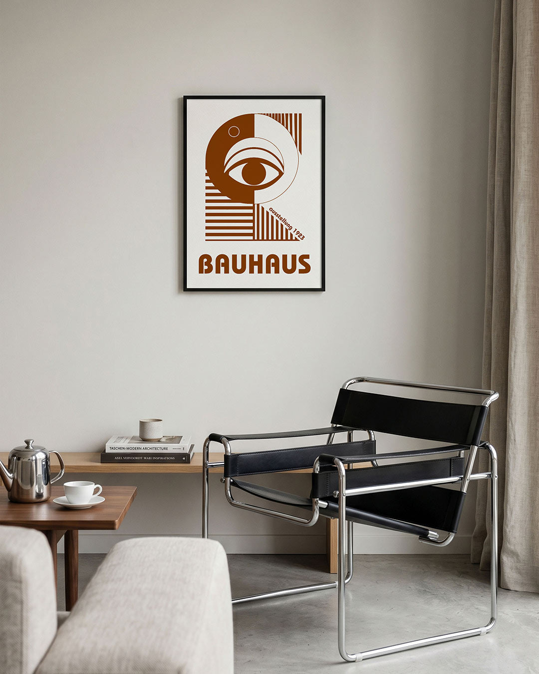 Oog en lijnen Poster