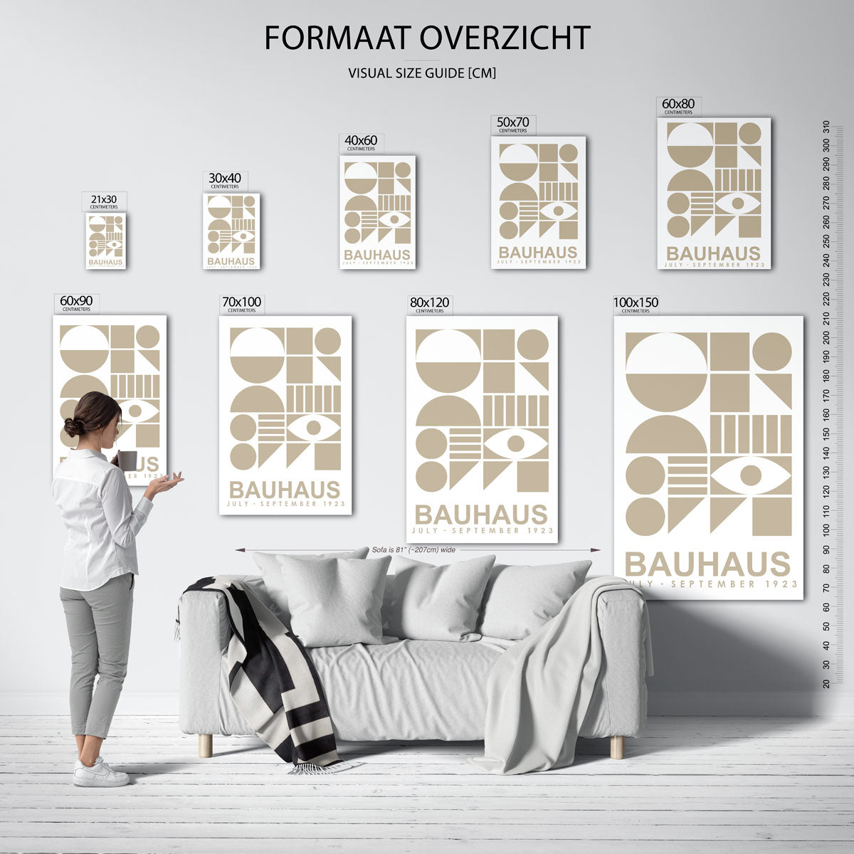 Vormen en vlakken Poster