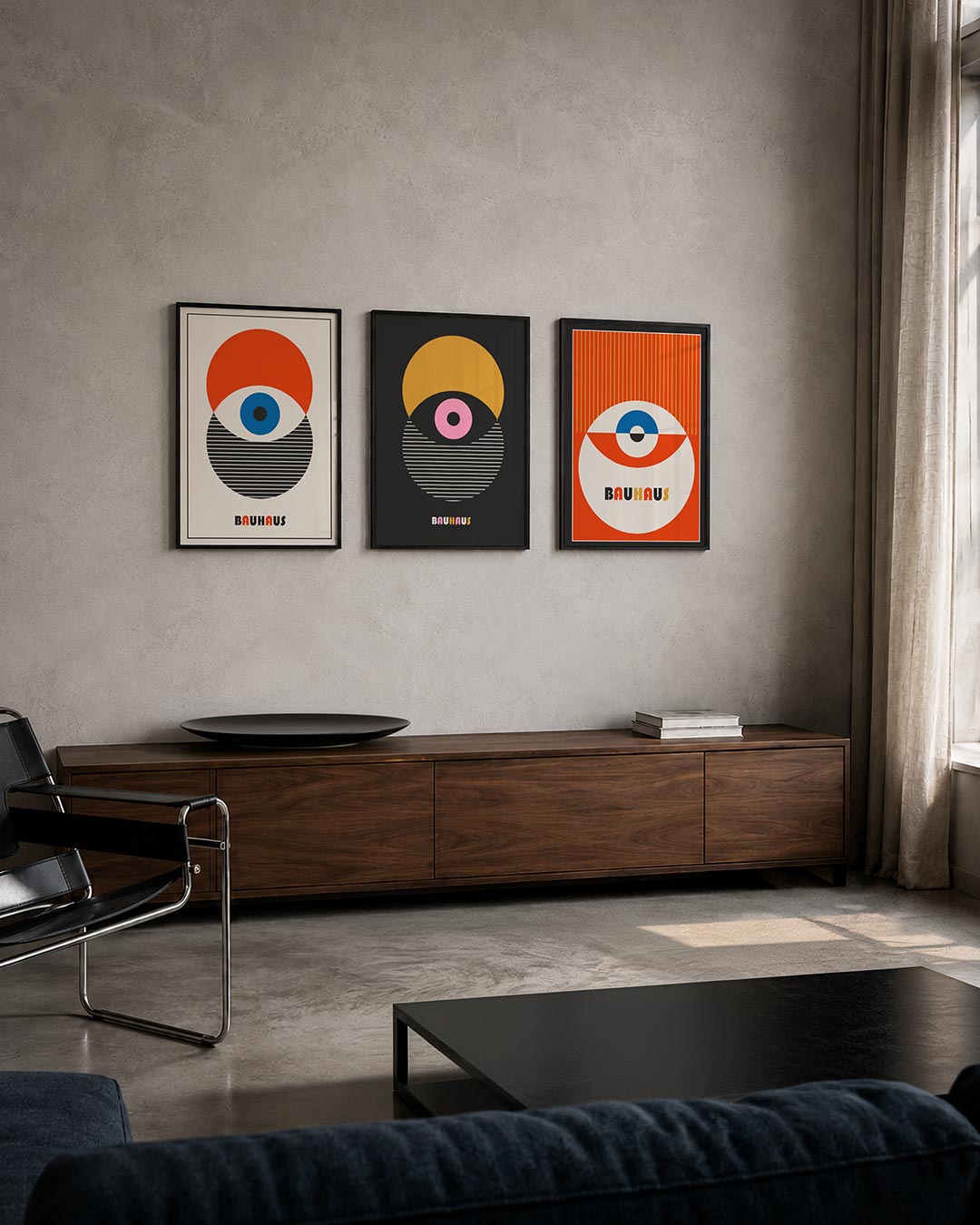 Cirkel en strepen Posterset