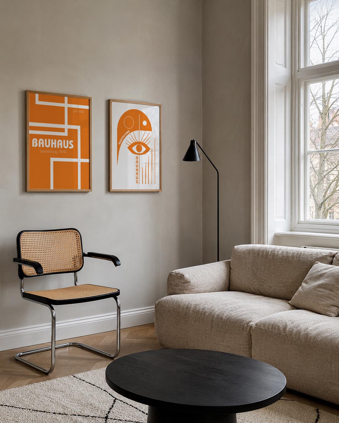 Lijnen en kleurvlakken Posterset